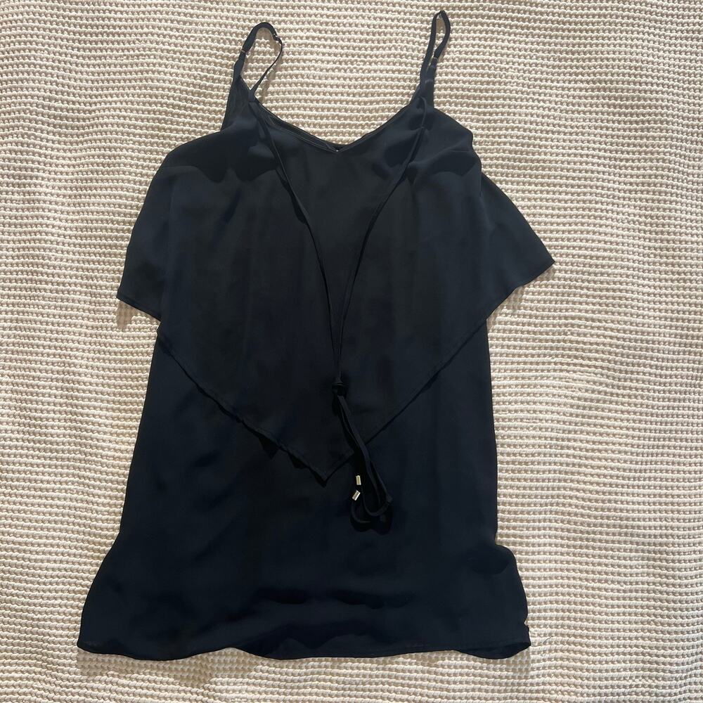 GUESS 1981 Black Layered Dress Women's XS Sleeveless